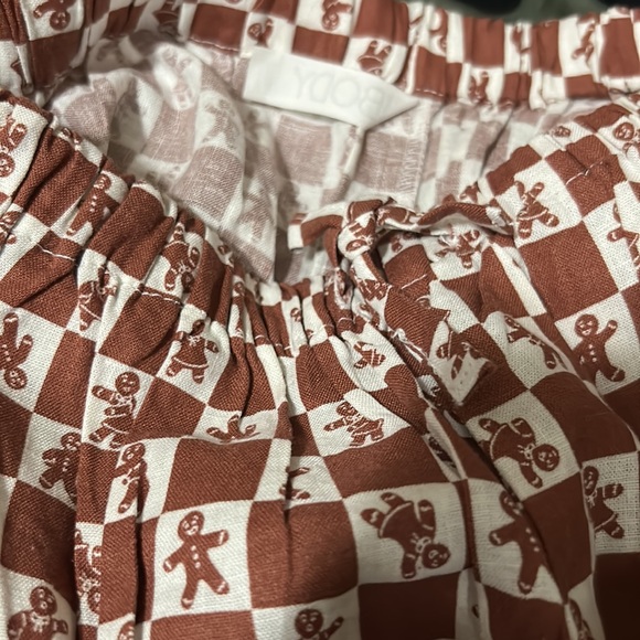 Ginger bread linen blend woven sleep set NWT - Picture 6 of 6